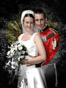 Scottish wedding couple 2